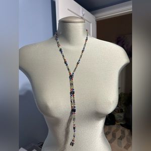 Beautiful convertible, magnetic stone beaded necklace